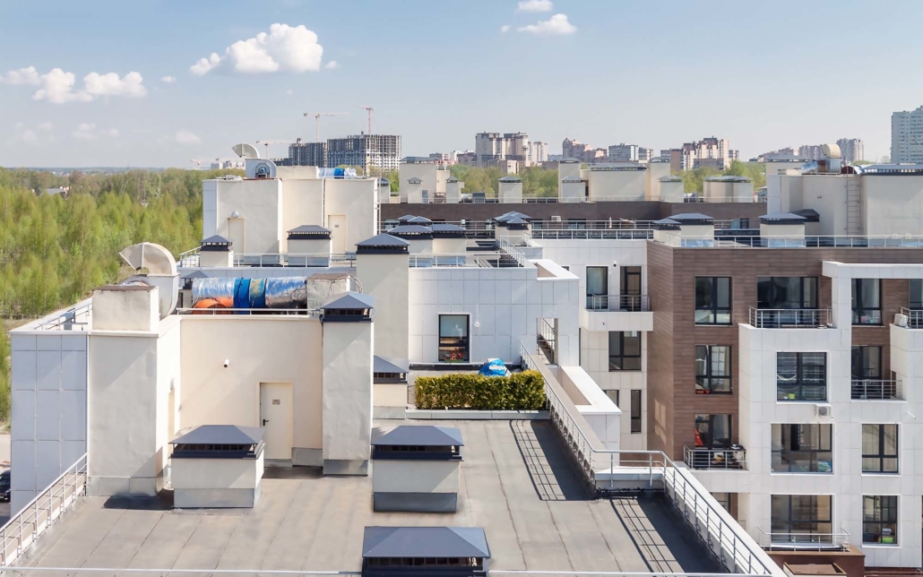 Apartment Building Roofing