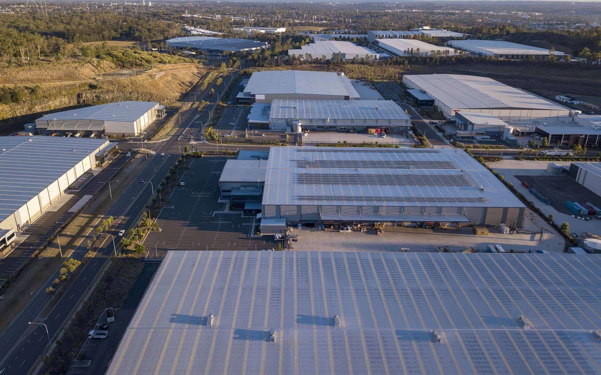 Overhead-view-of-various-commercial-building-roofs