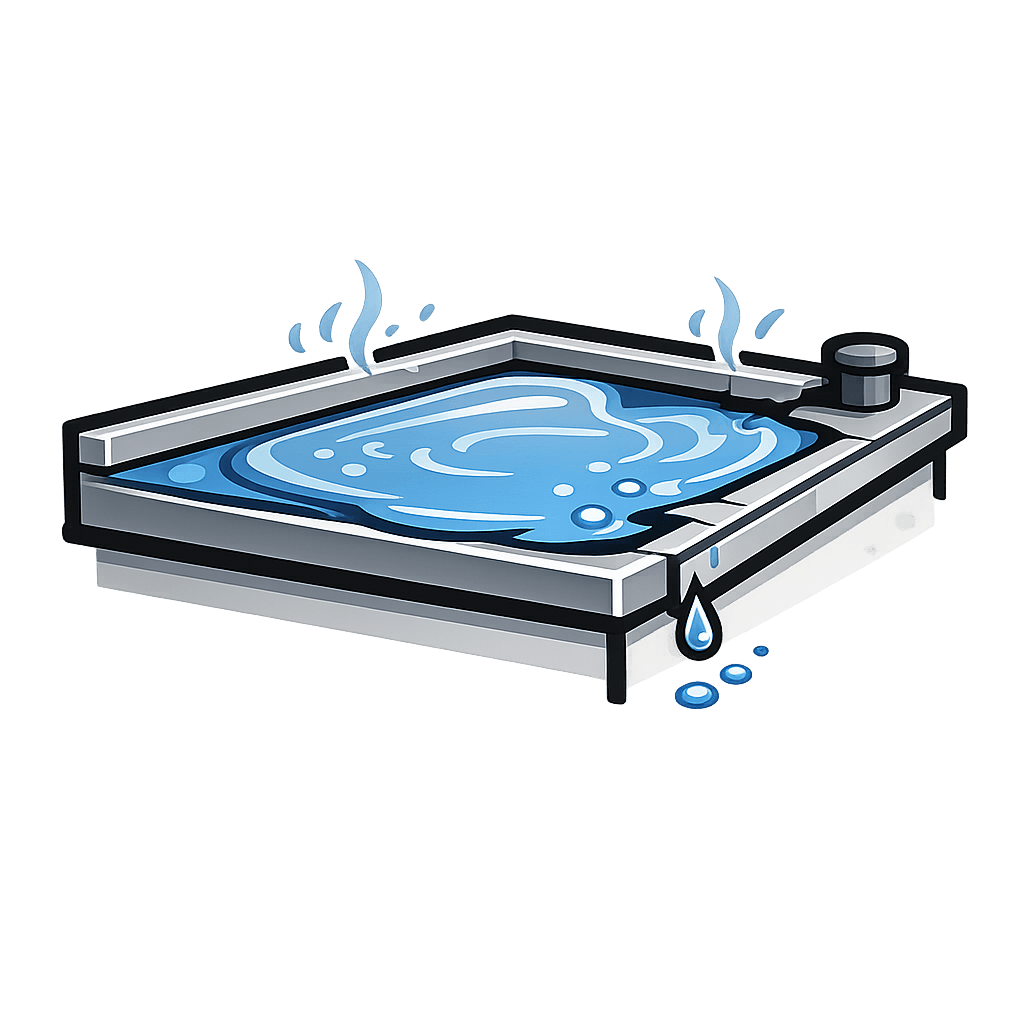 Ponding water