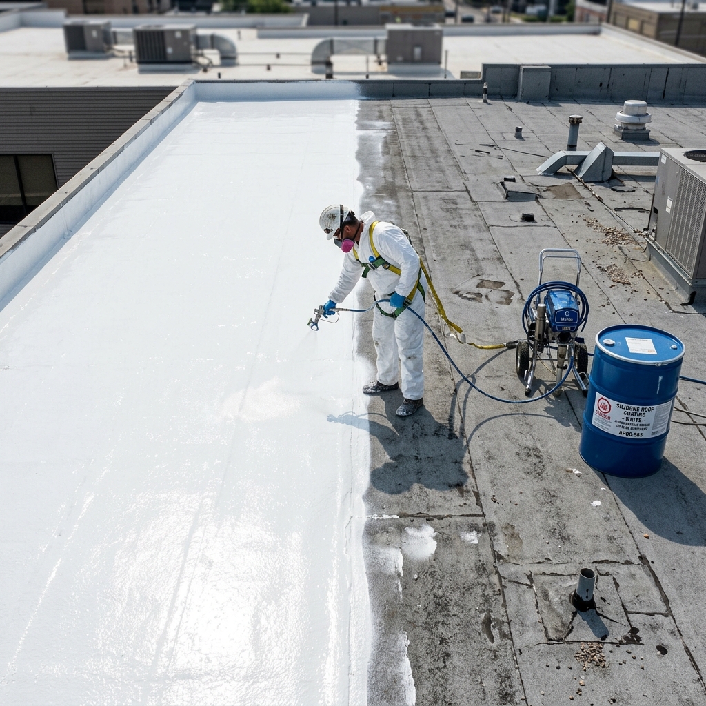 Roof coatings and fluid-applied systems