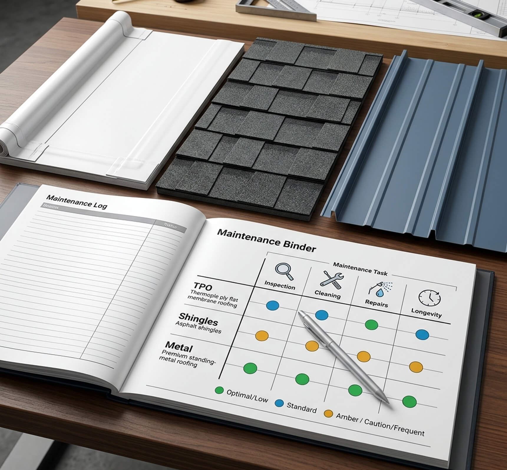 Roofing system type
