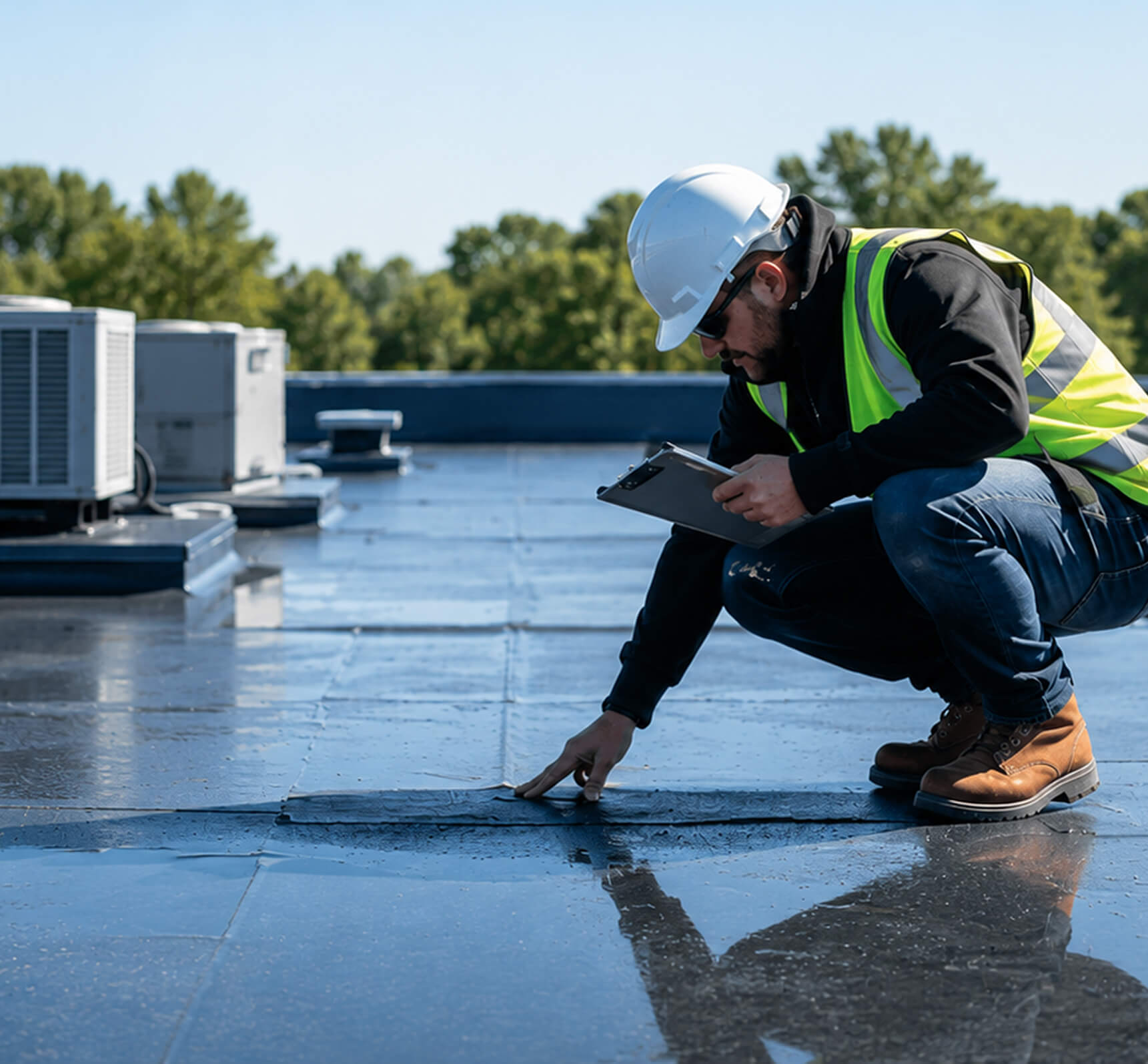 Scheduled roof inspections