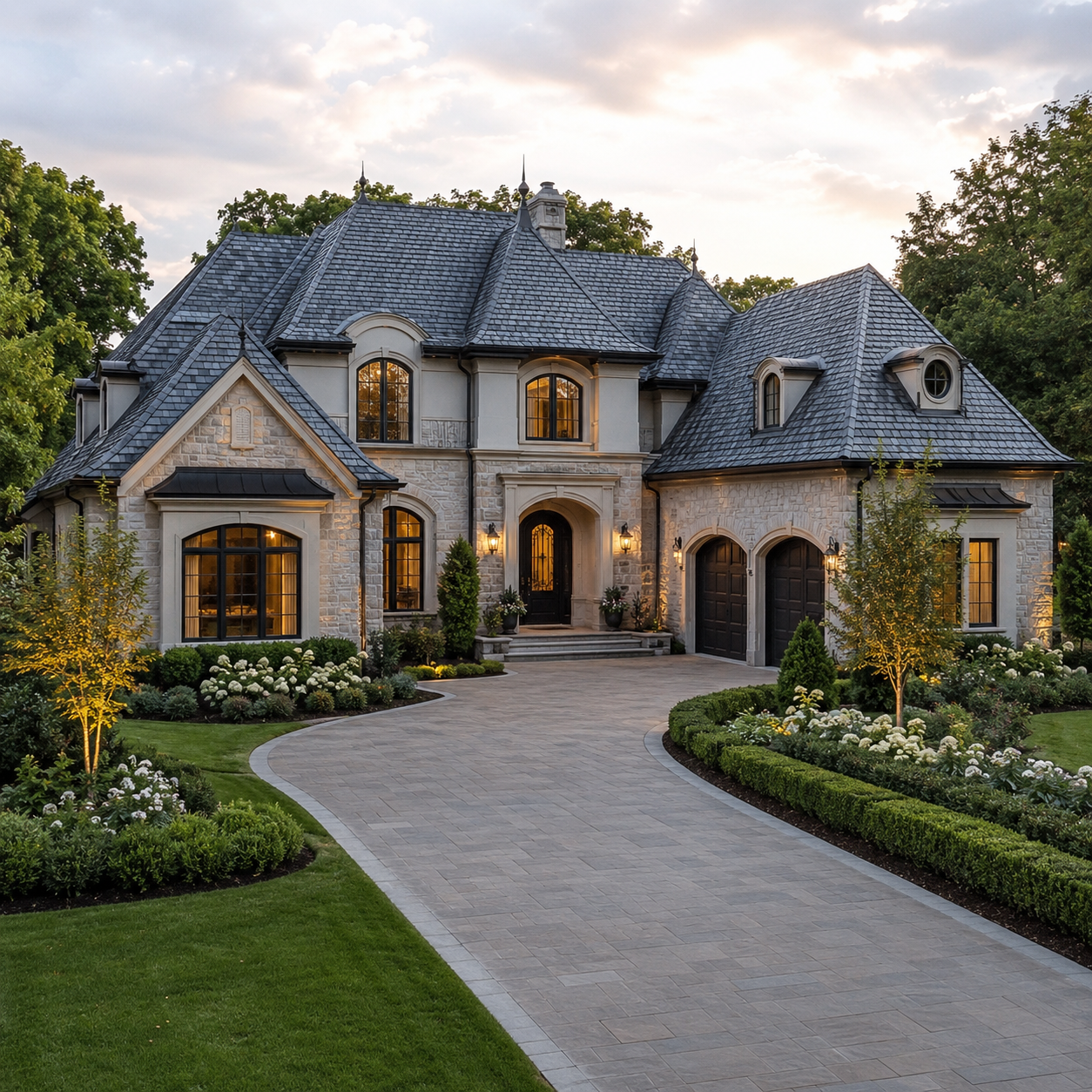 slate roof residential